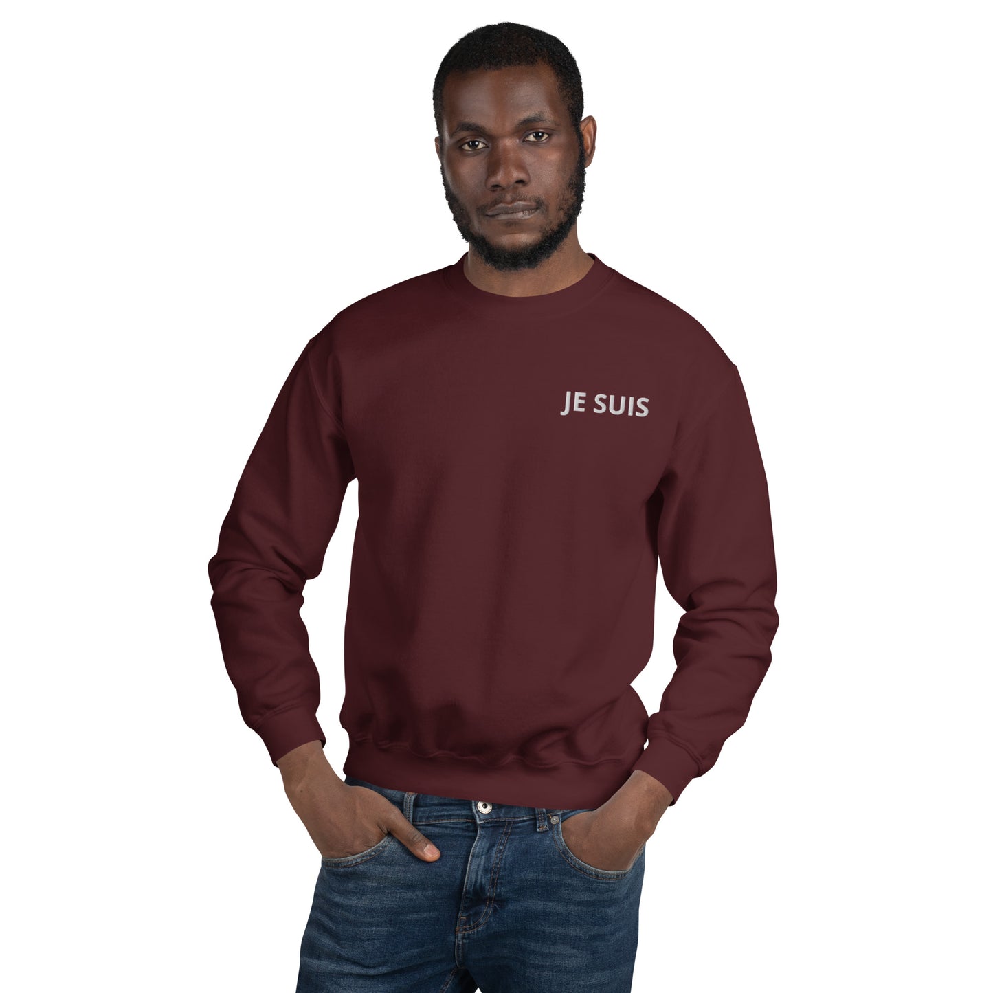 Men's Crewneck Sweatshirt | Je Suis Crewneck Sweatshirt | JeSuisNYC