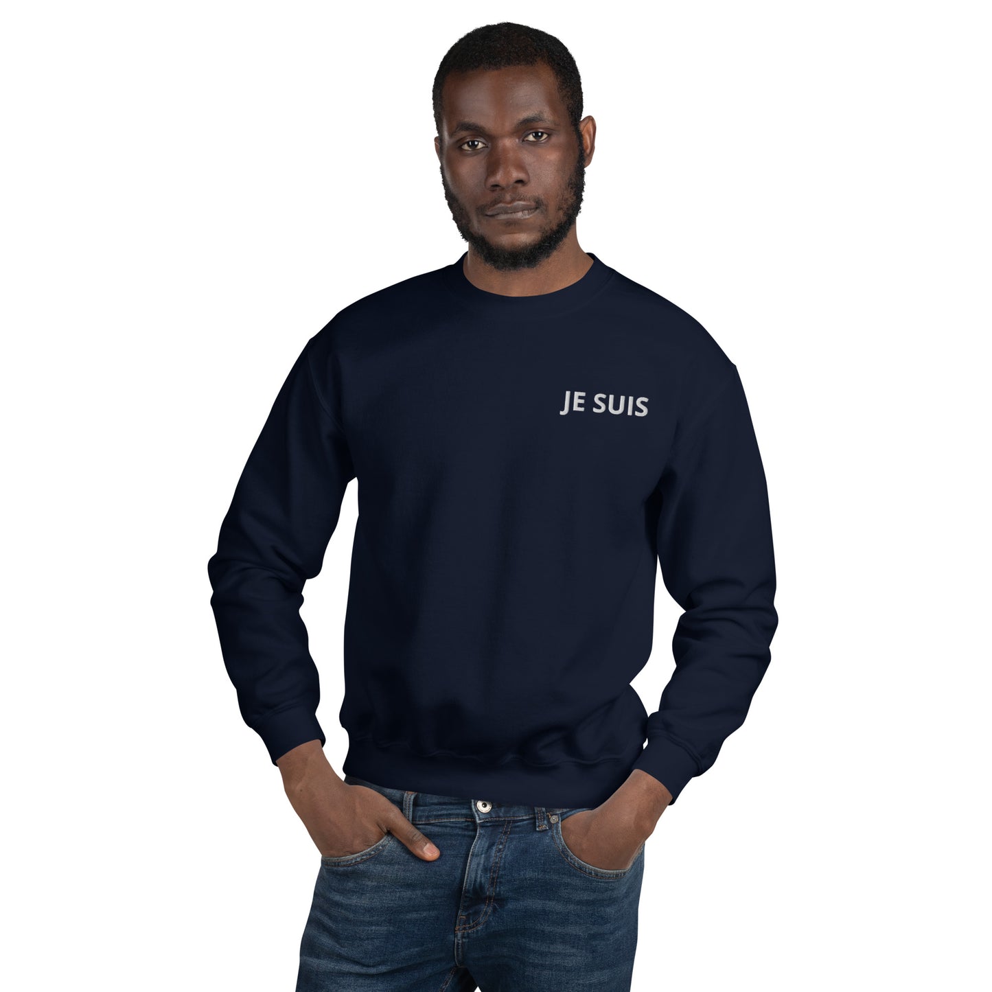Men's Crewneck Sweatshirt | Je Suis Crewneck Sweatshirt | JeSuisNYC