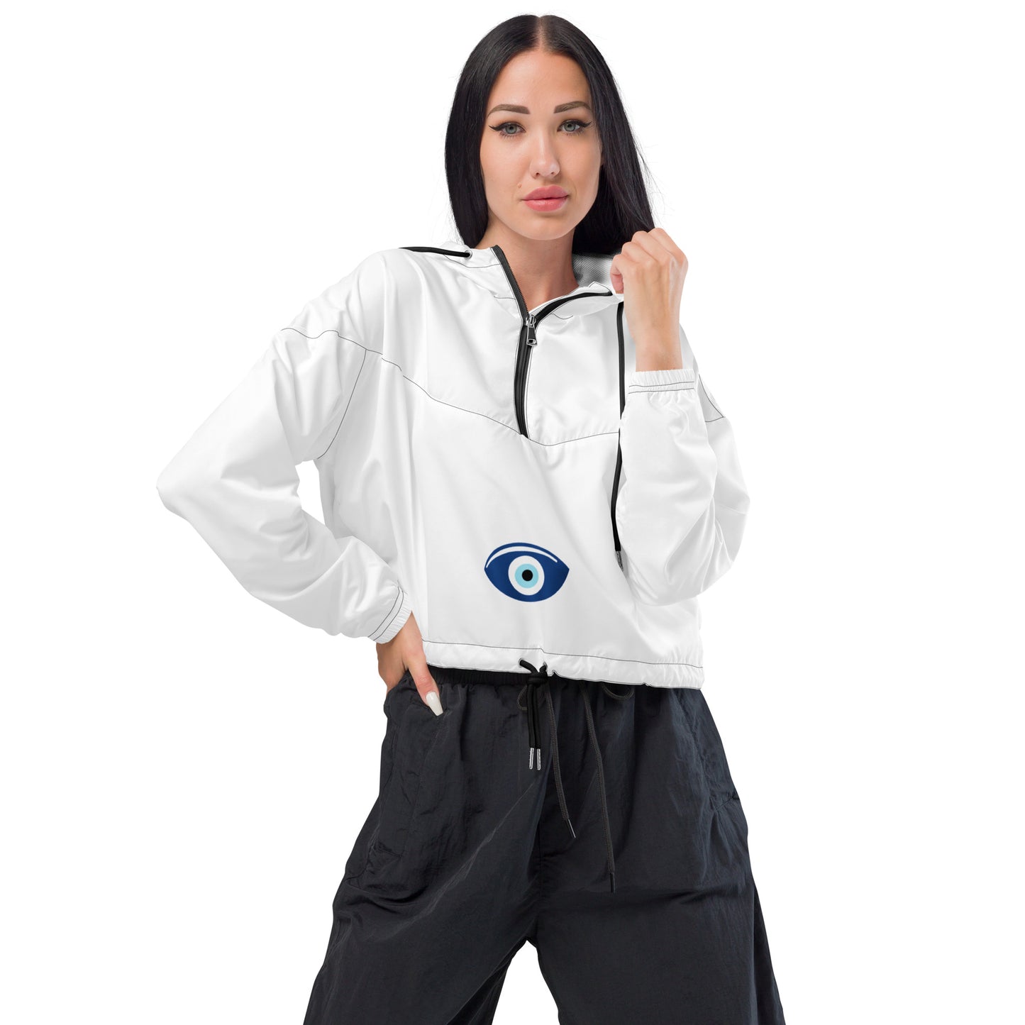 Cropped Windbreaker Jacket | Women's Windbreaker Jacket | JeSuisNYC