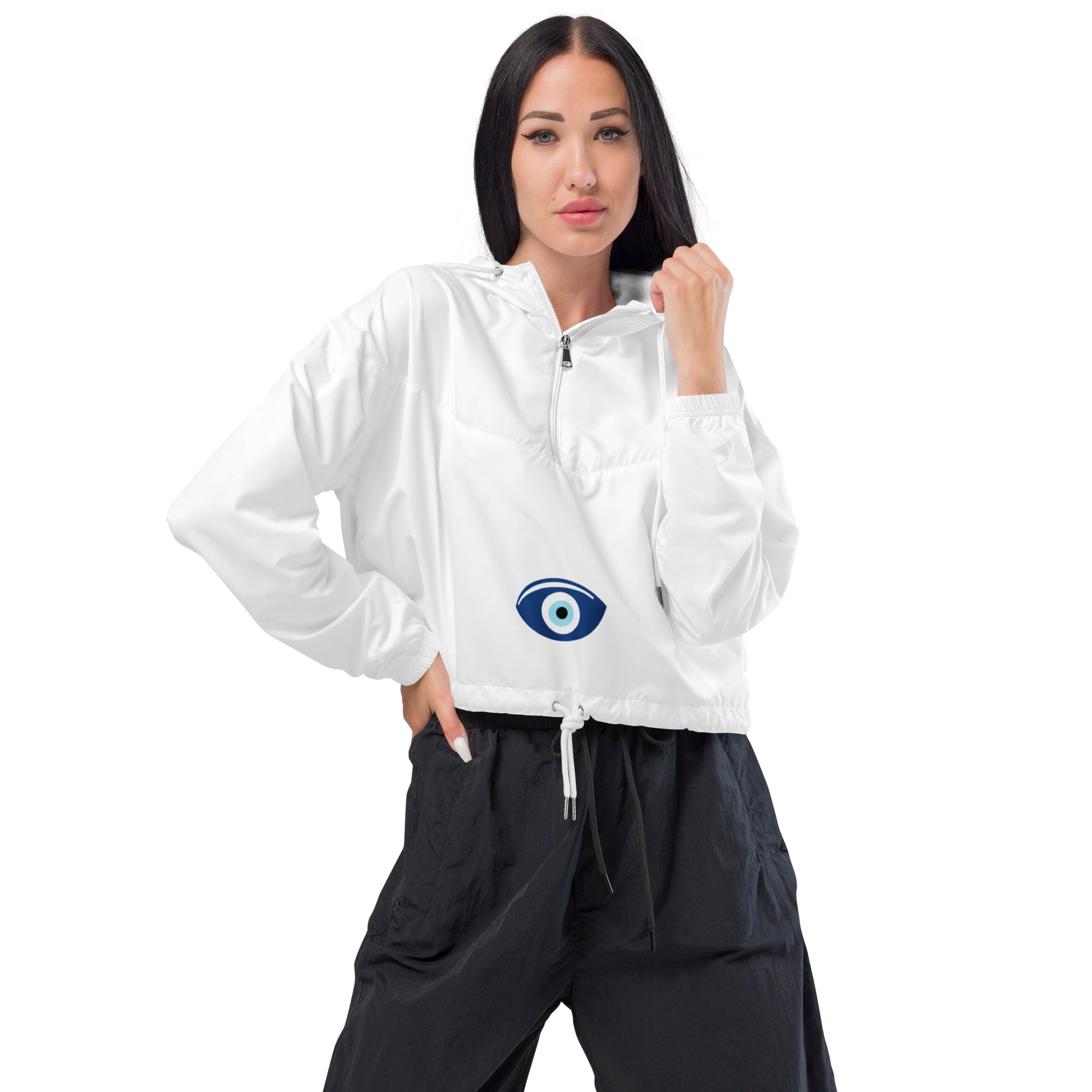 Cropped Windbreaker Jacket | Women's Windbreaker Jacket | JeSuisNYC