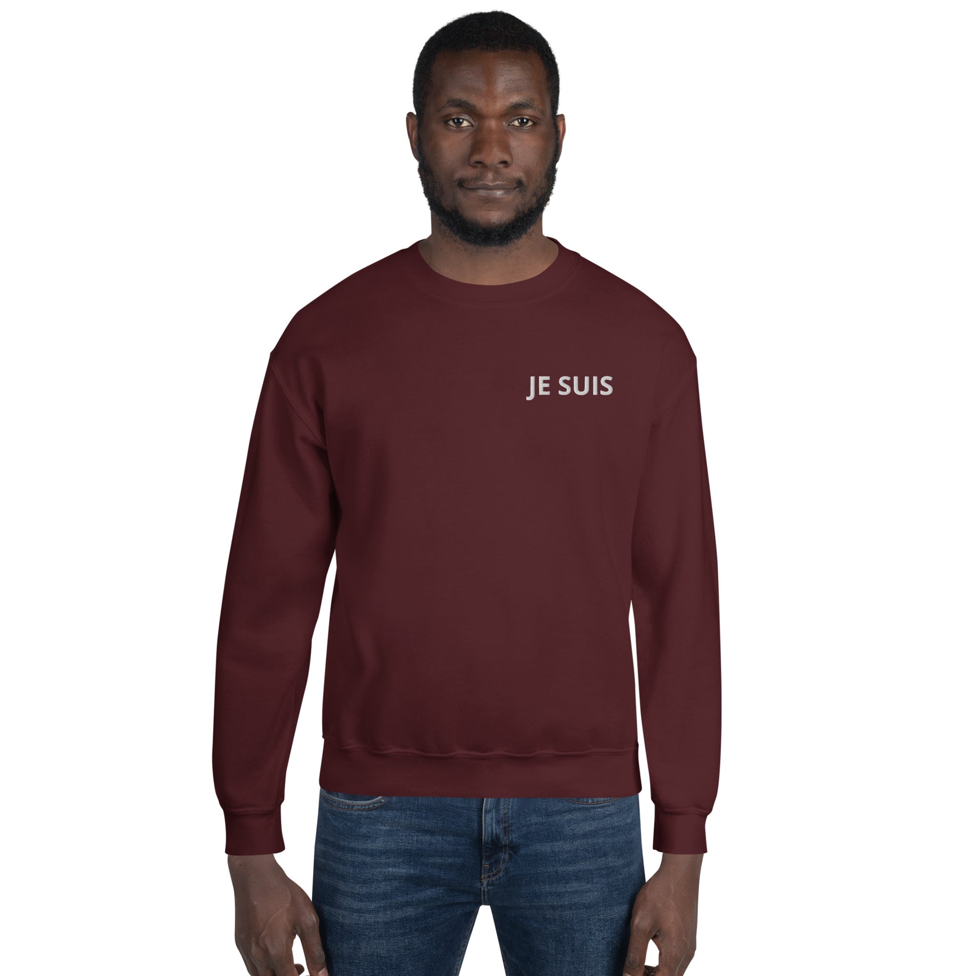 Men's Crewneck Sweatshirt | Je Suis Crewneck Sweatshirt | JeSuisNYC