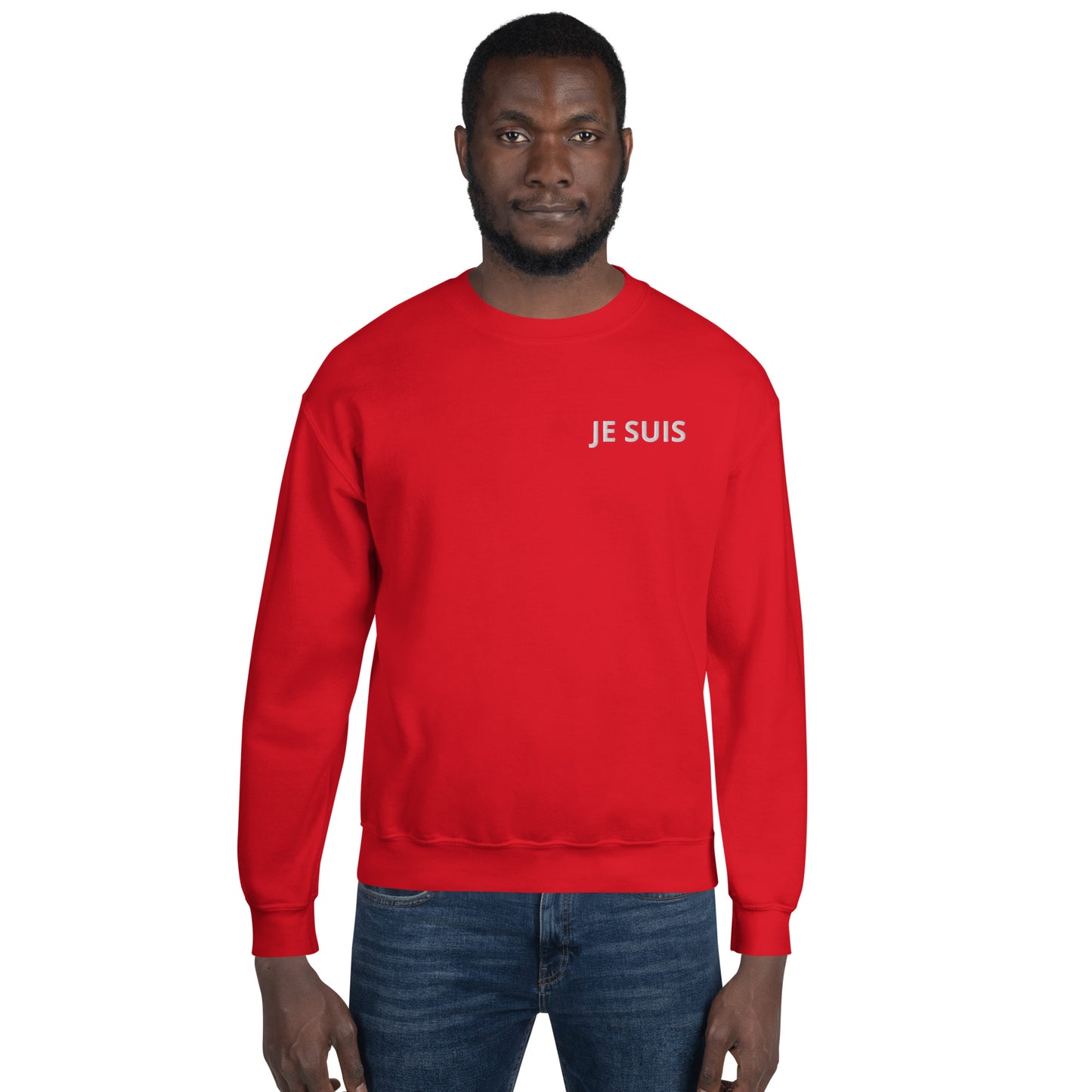 Men's Crewneck Sweatshirt | Je Suis Crewneck Sweatshirt | JeSuisNYC